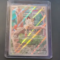 Pokemon Meowth Me02: Phantasmal Flames 106/094 Illustration Rare 70HP Holo - Image 1