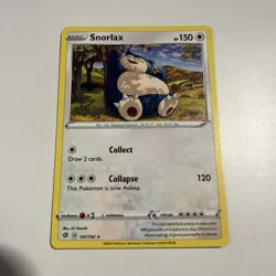 Pokemon TCG - Snorlax 141/192 - Rebel Clash - Non Holo Rare - NM - Image 1