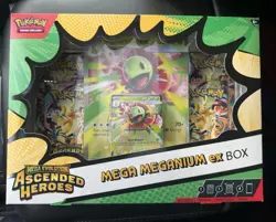Pokemon Mega Meganium ex Box Ascended Heroes Foil Promo Oversized Booster Pack - Image 1