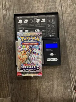 🔥1x 22.56 Gram🔥 HEAVY!!! Prismatic Evolutions Pack! Sealed! PRE S&V Pokemon - Image 1