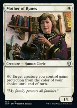 Light Play, English MTG Regular Mother of Runes Commander Legends: Battle for Ba - Image 1