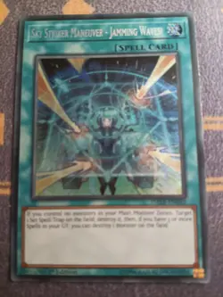 1x Sky Striker Maneuver - Jamming Waves! DASA-EN032 Secret Rare First Edition LP - Image 1