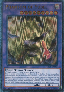 Moderately Played, English Yu Gi Oh Phantom of Yubel - OP26-EN003 - Ultimate Rar - Image 1