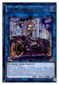 Yugioh I:P Masquerena (Alternate Art) (UR) RA02-EN042 Ultra Rare NM - Image 1