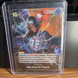 One Piece TCG Marshall D. Teach Alt Art OP09-093 Emperors in the New World NM - Image 1
