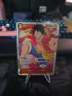One Piece Monkey.D.Luffy OP01-024 SR Romance Dawn Foil - Image 1