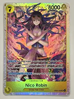 Nico Robin EB03-055 SR - Extra One Piece Heroines Edition - English NM - Image 1