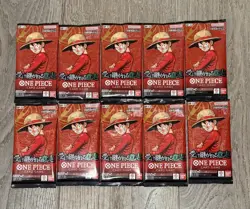 10 PACKS One Piece OP-13 Carrying On His Will Sealed Booster Pack . Japanese - Image 1