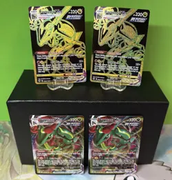 Rayquaza VMAX NM 4 CARD LOT Trainer Gallery TG29/TG30 Evolving Skies 111/203 - Image 1