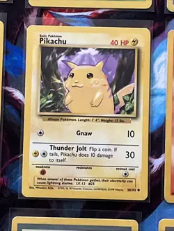 Pokemon Vintage Card Lot #7 9x Cards From Mixed Sets All Individual Sleeved - Image 2