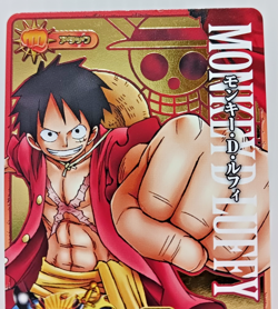 Monkey D. Luffy Gold Color Card One Piece One Py Berry Match IC Collection - Image 2