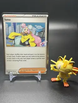 Iono 185/193 Cosmos Holo Tournament Collection Promo Pokemon Card - Image 1