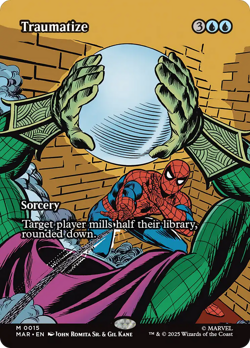 x1 Traumatize MAR Marvel Universe Spider-Man MTG 15 M/NM 1x - Image 1