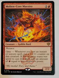 Molten-Core Maestro SECRETS OF STRIXHAVEN Regular Rare SOS 125 mtg NM/M - Image 1
