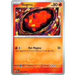 Slugma - Common - Pokemon TCG Scarlet & Violet Twilight Masquerade #028/167 - Image 2