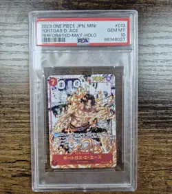 Portgas D Ace One Piece Mini Manga Cut Out Holo Ace - Image 3
