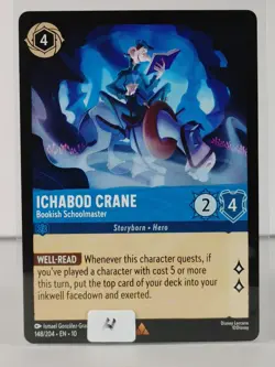 Ichabod Crane - Rare - Whispers in the Well - LORCANA - #148 -H - Image 5