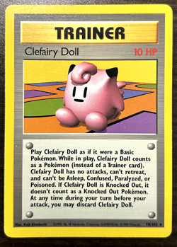 Pokemon Clefairy Doll Base Set Unlimited Card 70/102 - Image 1