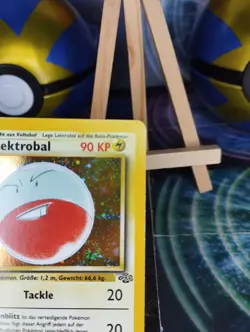 Pokemon Karte Lektrobal 2/64 Jungle Electrode WOTC Booty Swirl Holo PSA DE GD- - Image 3