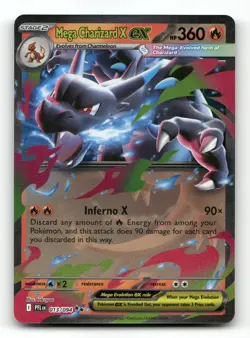 Mega Charizard X ex 013/094 - Phantasmal Flames - Pokemon Card NM/M - Image 1