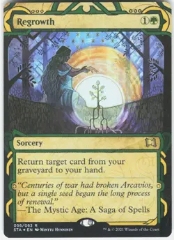 Regrowth (Foil Etched) R Strixhaven: Mystical Archives 56 NM Foil - Image 1