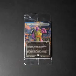 Magic the Gathering Thanos MTG CON Promo Swords Plowshares Marvel IN HAND - Image 1