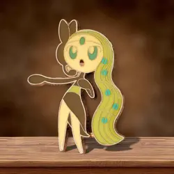 Pokemon Meloetta Lapel Pin Official Mythical Character Enamel VTG - Image 2