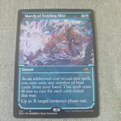 March of Swirling Mist Showcase Rare Kamigawa Neon Dynasty MTG 372 NM - Image 1