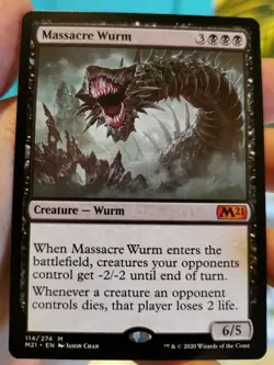 Massacre Wurm - Mint - English - Core21 - MtG - Image 1