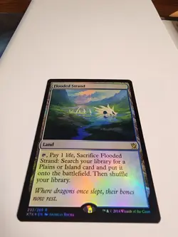 Mtg Flooded Strand Khans of Tarkir Foil Nm - Image 3