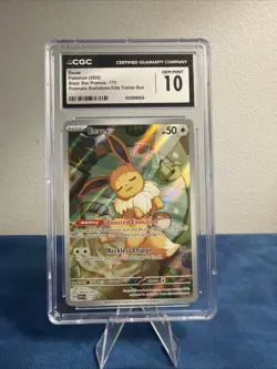 Pokemon CGC 10 Eevee 2025 Black Star Promos 173 - Image 1