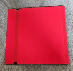 Vault X 12-Pocket Binder Folder Red Very Good condition, Holds 480 cards - Image 2