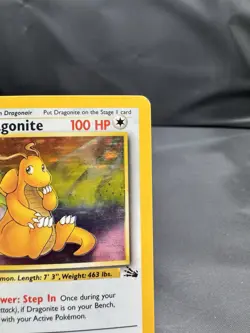 Pokemon TCG Fossil Dragonite 4/62 holo LP and dragonite 19/62 non holo MP - Image 3
