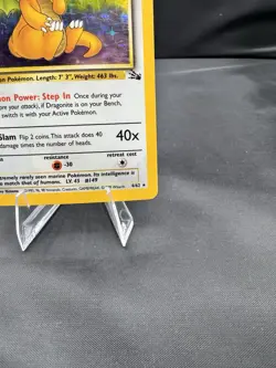 Pokemon TCG Fossil Dragonite 4/62 holo LP and dragonite 19/62 non holo MP - Image 4