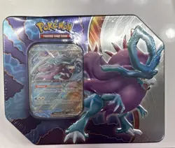 Lot of 2 Pokemon Paradox Clash EX Tins Walking Wake Iron Leaves Sealed Set NEW - Image 1