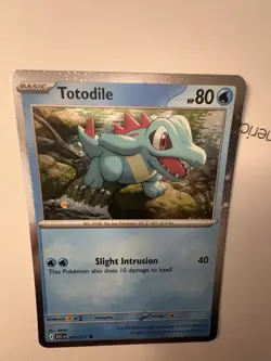 🌀 SWIRL Totodile 041/216 Cosmos Holo Ascended Heroes Pokemon NM Fart Swirl - Image 4