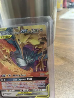 The Pokemon Company Moltres & Zapdos & Articuno GX 44/68 Hidden Fates Holo Ultr… - Image 2