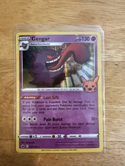 Pokemon TCG - Gengar 57/198 Trick or Trade Chilling Reign Holo Rare 2021 - NM - Image 1