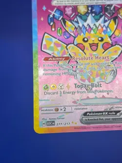 Pokemon ME: Ascended Heroes Pikachu ex 277/217 Special Illustration Rare NM - Image 5