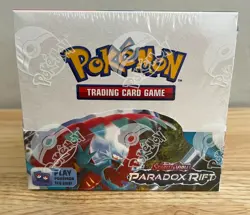 Pokemon Scarlet & Violet Paradox Rift Booster Box Sealed (Factory Seal Rip) - Image 1