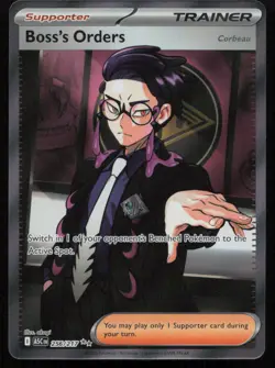 Boss's Orders [Corbeau] 256/217 Ultra Rare Ascended Heroes Pokemon Holo NM - Image 1