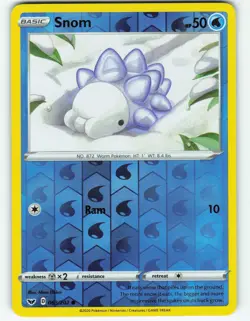 Snom - Reverse Holo - 63/202 Sword & Shield - Pokemon TCG - 2020 - Image 1
