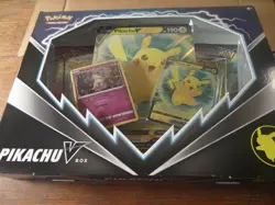 Pokemon Pikachu V Box foil promo card 4 booster packs Mimikyu - Image 3