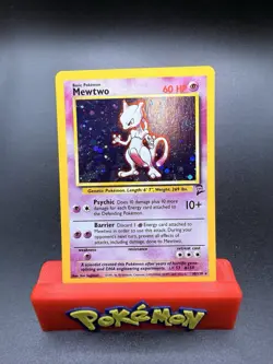 Mewtwo - 10/130 Base Set 2 2000 - WOTC Holo Pokemon TCG NM See Photos swirl 💫 - Image 1