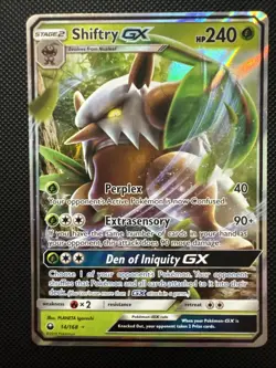 Shiftry GX 14/168 Sm-Celestial Storm Holo Sun & Moon Pokemon - Image 1