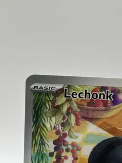 Pokemon TCG Lechonk 209/197 Sv03: Obsidian Flames Holo Illustration Rare - Image 2