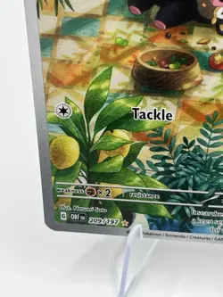 Pokemon TCG Lechonk 209/197 Sv03: Obsidian Flames Holo Illustration Rare - Image 5
