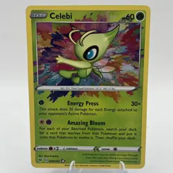 Pokemon TCG Celebi Vivid Voltage Holo Card 009/185 Rare - Image 1