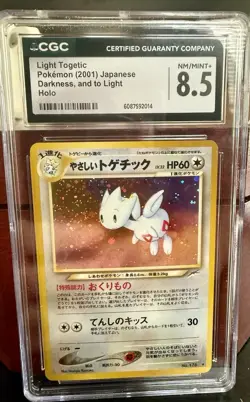 Pokemon Neo Destiny Holo TCG Card Japanese Light Togetic No.176 - Image 1