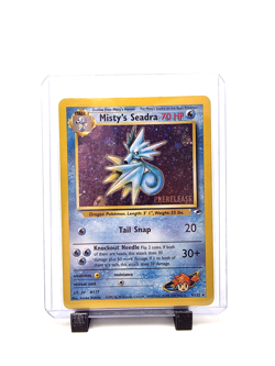 Pokemon Misty's Seadra 009/132 Gym Heroes Holo Rare Unlimited WotC 2000 - Image 1